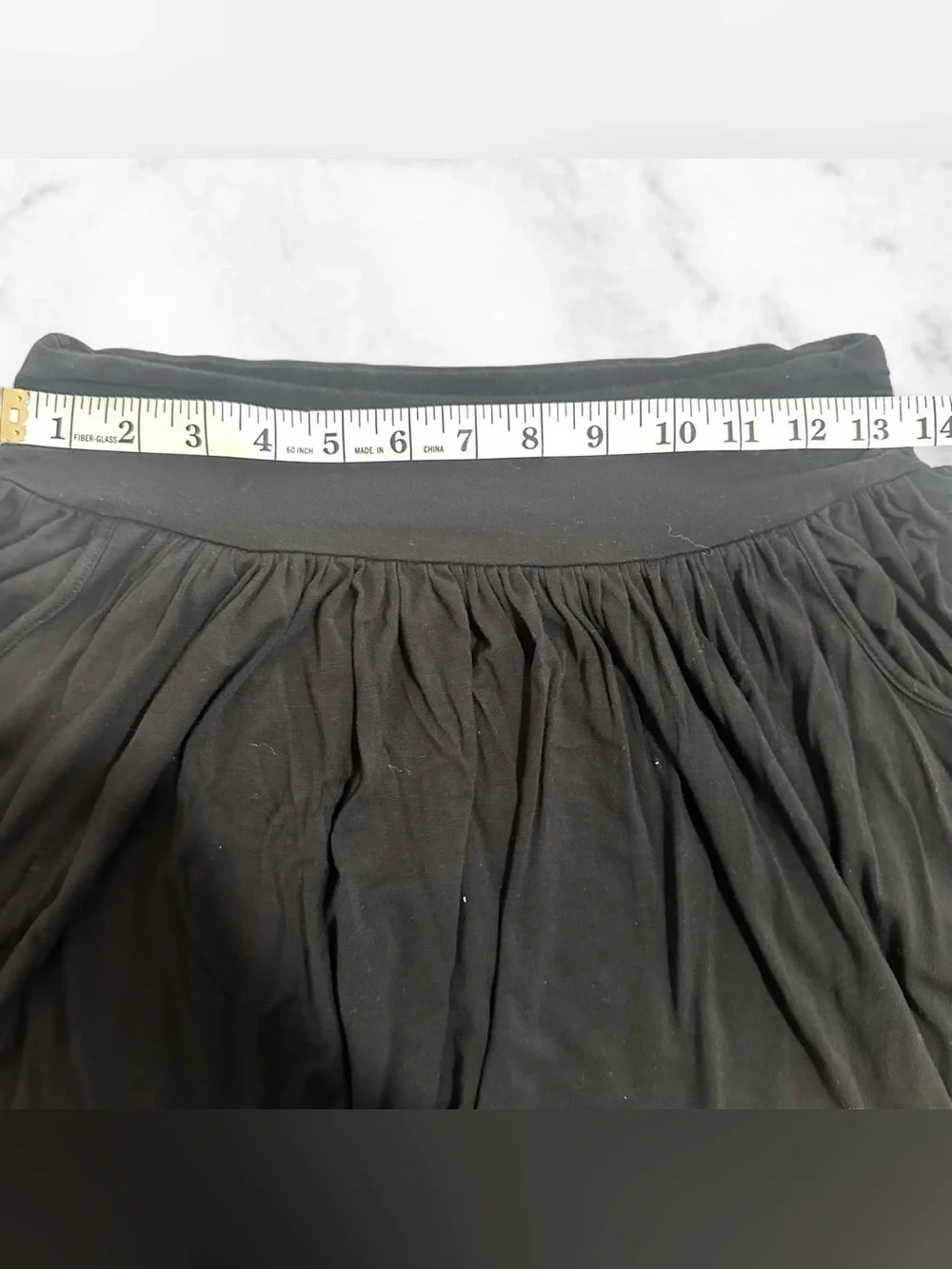 GAP Black Circle Skater Skirt with Pockets